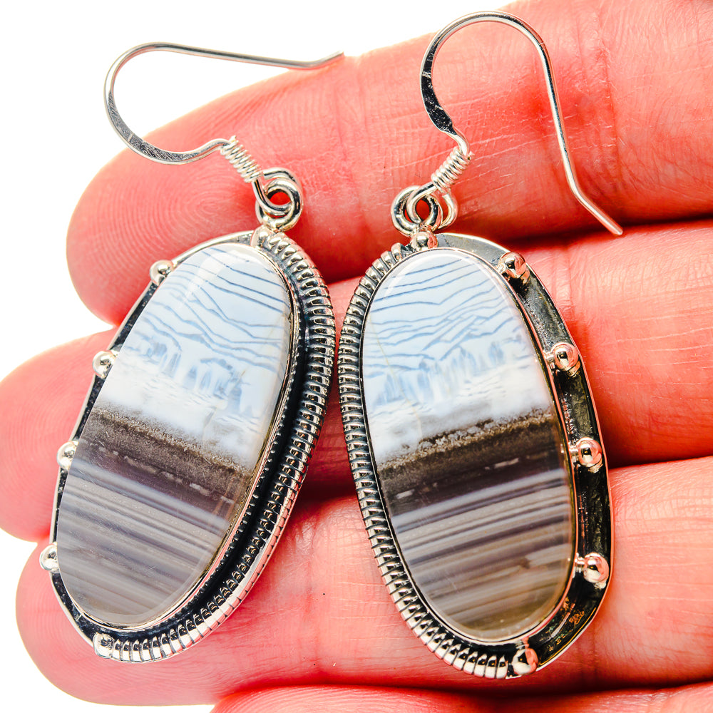 Owyhee Opal Earrings handcrafted by Ana Silver Co - EARR423415