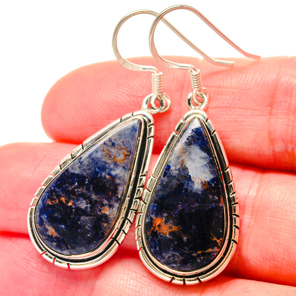 Tibetan Turquoise Pendants handcrafted by Ana Silver Co - EARR423420