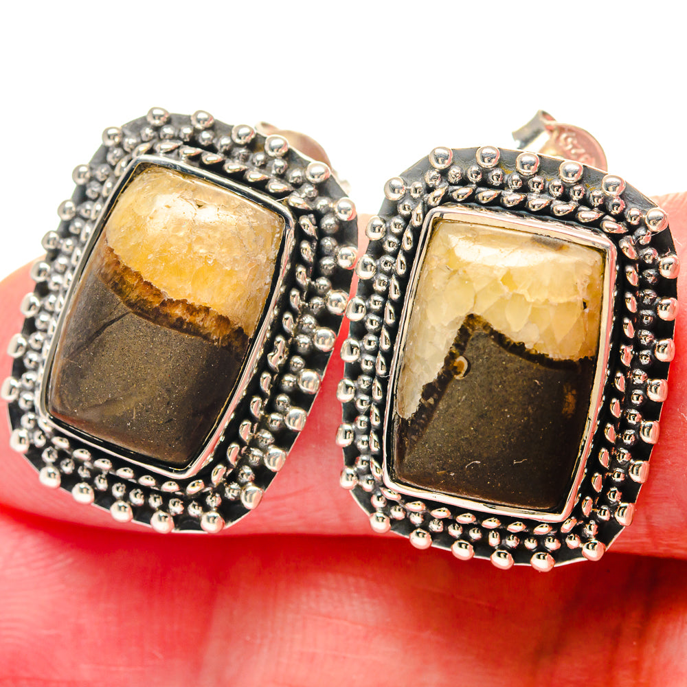 Ocean Jasper Pendants handcrafted by Ana Silver Co - EARR423441