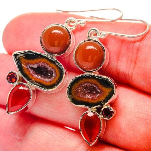 Ammolite Pendants handcrafted by Ana Silver Co - EARR423468