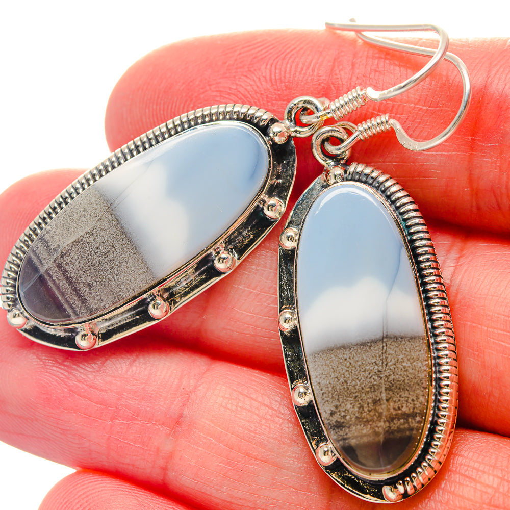 Mother Of Pearl, Citrine, Apatite Earrings handcrafted by Ana Silver Co - EARR423473
