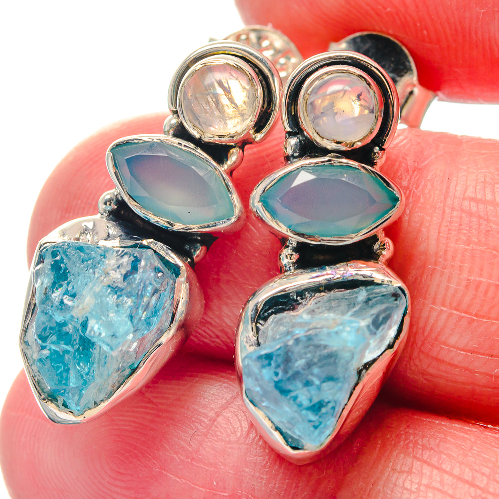 Wild Horse Jasper Earrings handcrafted by Ana Silver Co - EARR423510
