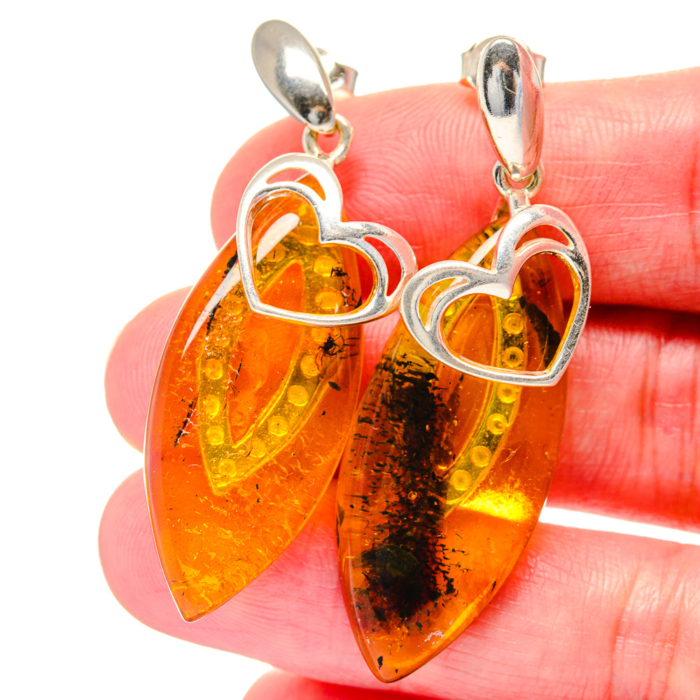 Baltic Amber Earrings handcrafted by Ana Silver Co - EARR423519