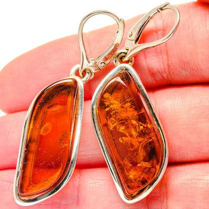 Baltic Amber Earrings handcrafted by Ana Silver Co - EARR423537