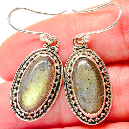 Labradorite Earrings handcrafted by Ana Silver Co - EARR423538