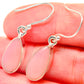Pink Opal Earrings handcrafted by Ana Silver Co - EARR423548