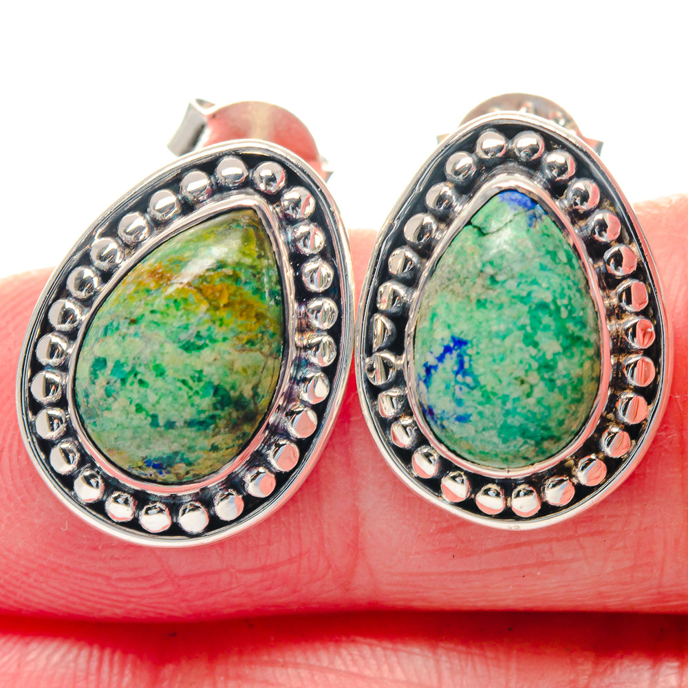 Azurite Earrings handcrafted by Ana Silver Co - EARR423560