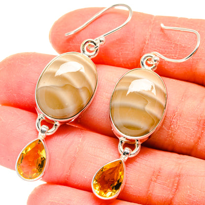 Imperial Jasper Earrings handcrafted by Ana Silver Co - EARR423772