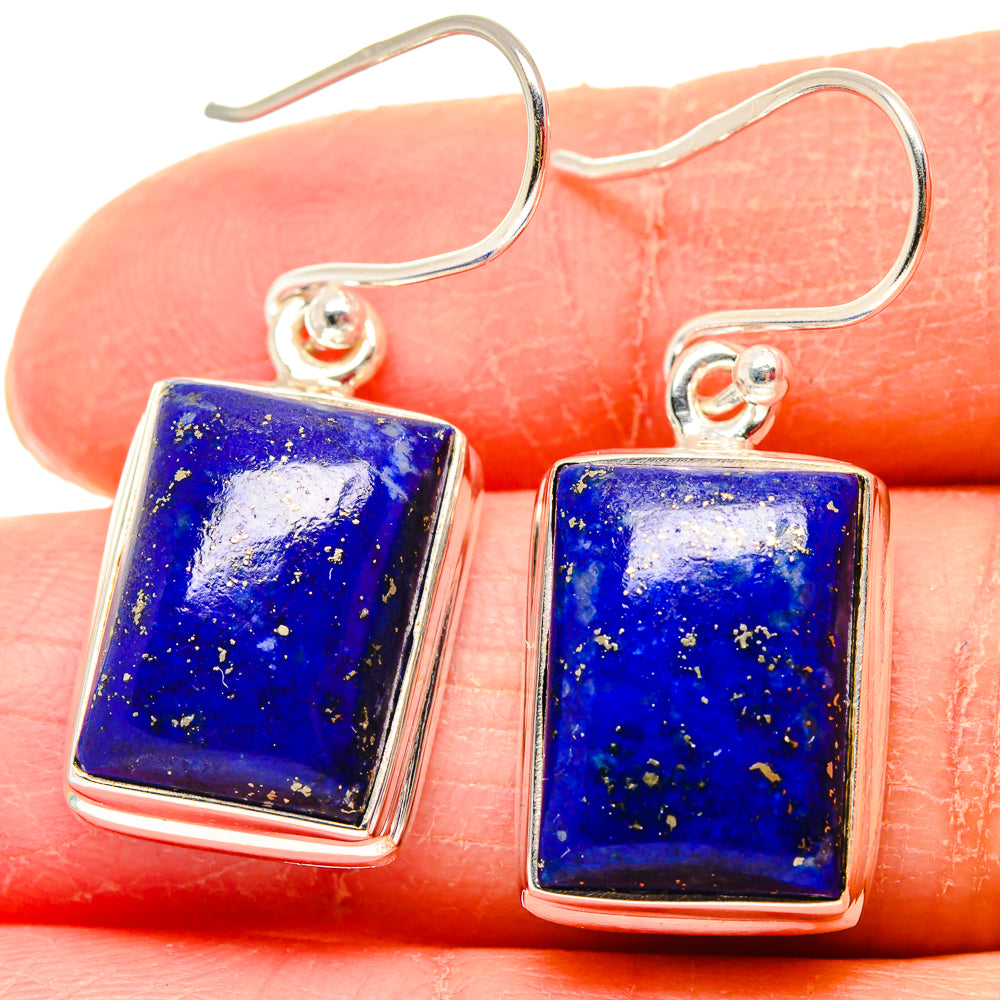 Lapis Lazuli Earrings handcrafted by Ana Silver Co - EARR423773