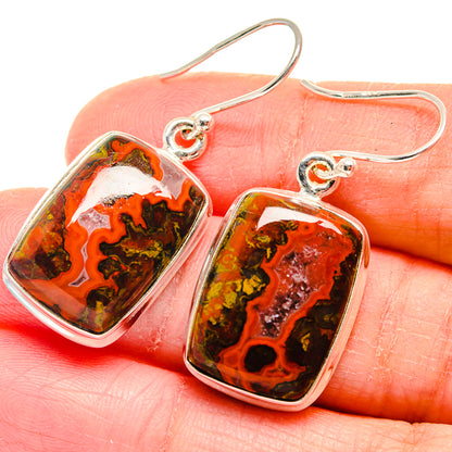 Moroccan Agate Earrings handcrafted by Ana Silver Co - EARR423787