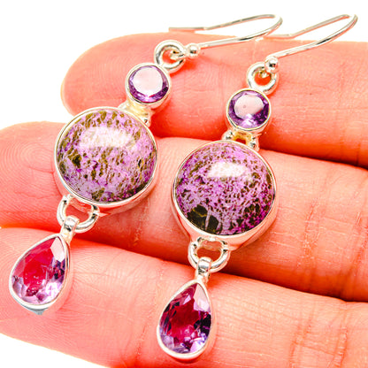 Stichtite Earrings handcrafted by Ana Silver Co - EARR423791