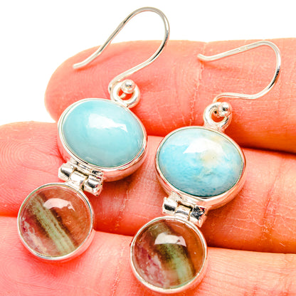 Larimar Earrings handcrafted by Ana Silver Co - EARR423797