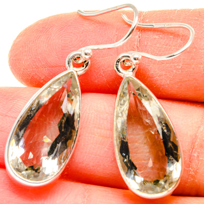 Green Amethyst Earrings handcrafted by Ana Silver Co - EARR423809