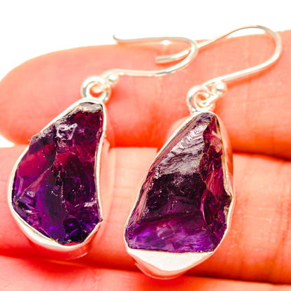 Amethyst Earrings handcrafted by Ana Silver Co - EARR423813