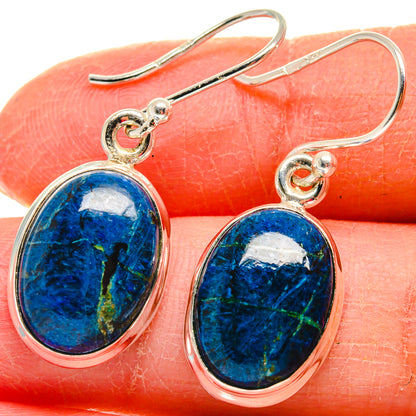 Shattuckite Earrings handcrafted by Ana Silver Co - EARR423821