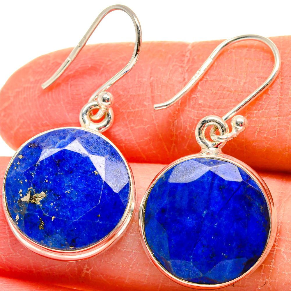 Lapis Lazuli Earrings handcrafted by Ana Silver Co - EARR423825