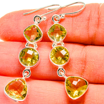 Citrine Earrings handcrafted by Ana Silver Co - EARR423840