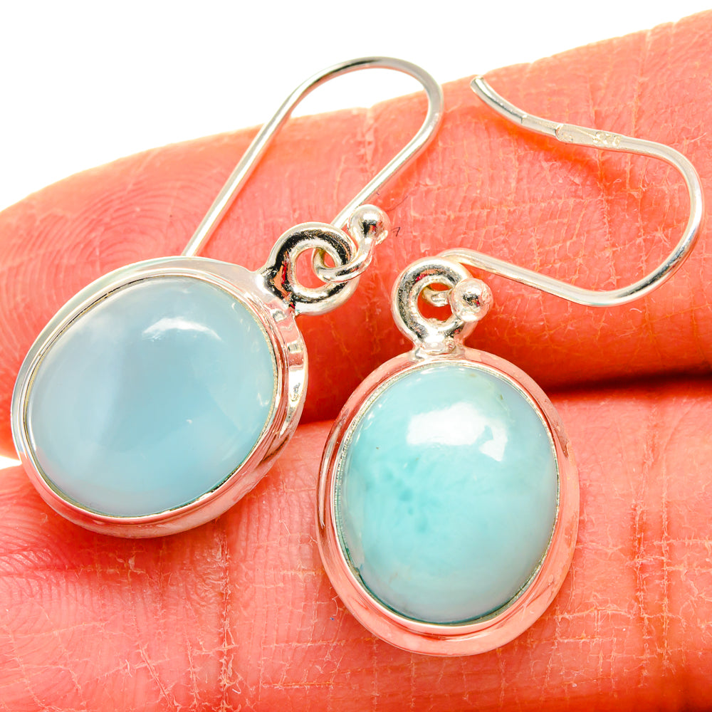 Larimar Earrings handcrafted by Ana Silver Co - EARR423844