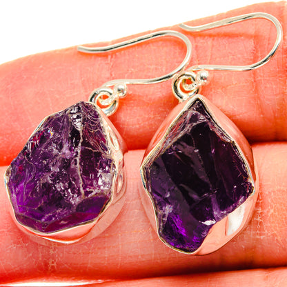 Amethyst Earrings handcrafted by Ana Silver Co - EARR423848
