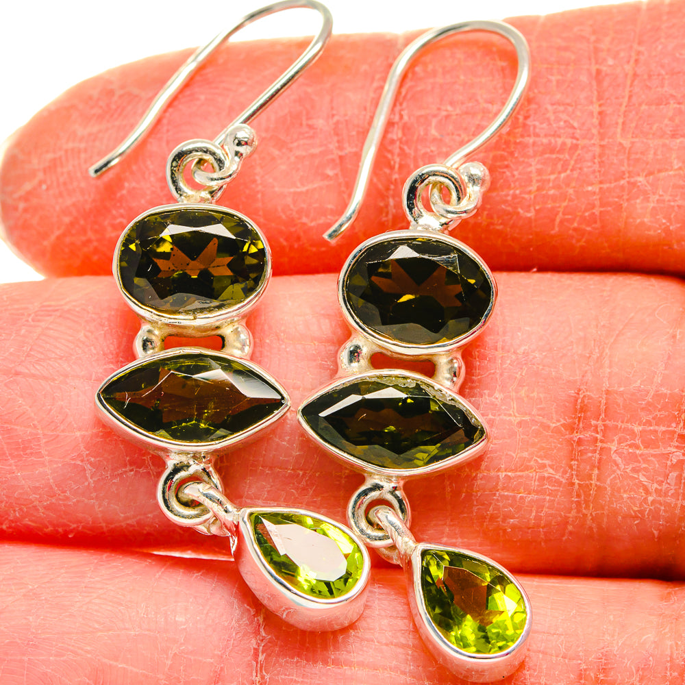Peridot Earrings handcrafted by Ana Silver Co - EARR423849
