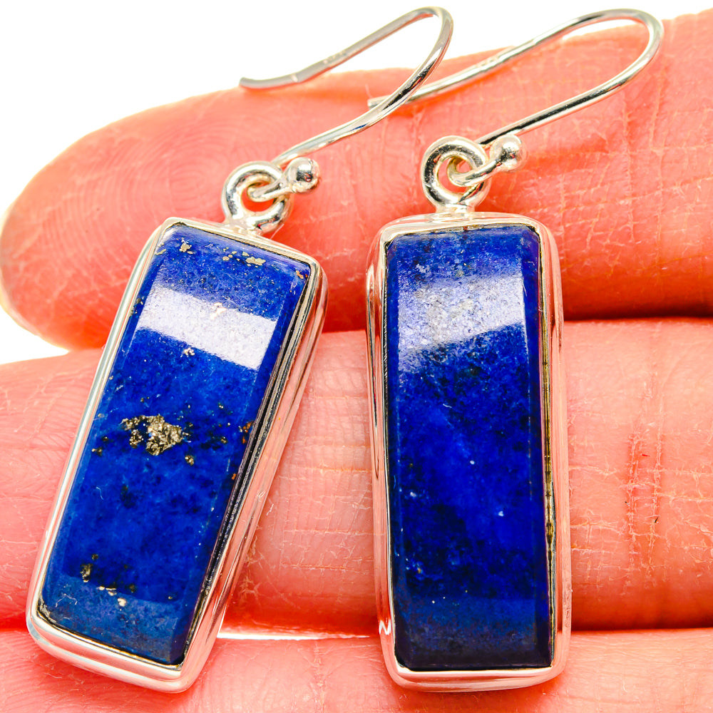 Lapis Lazuli Earrings handcrafted by Ana Silver Co - EARR423850