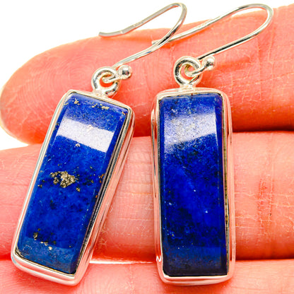 Lapis Lazuli Earrings handcrafted by Ana Silver Co - EARR423850