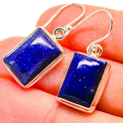 Lapis Lazuli Earrings handcrafted by Ana Silver Co - EARR423869