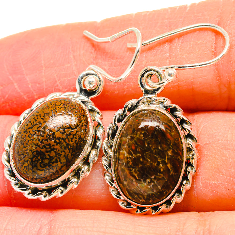 Dinosaur Bone Earrings handcrafted by Ana Silver Co - EARR423872