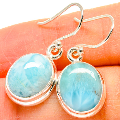 Larimar Earrings handcrafted by Ana Silver Co - EARR423885