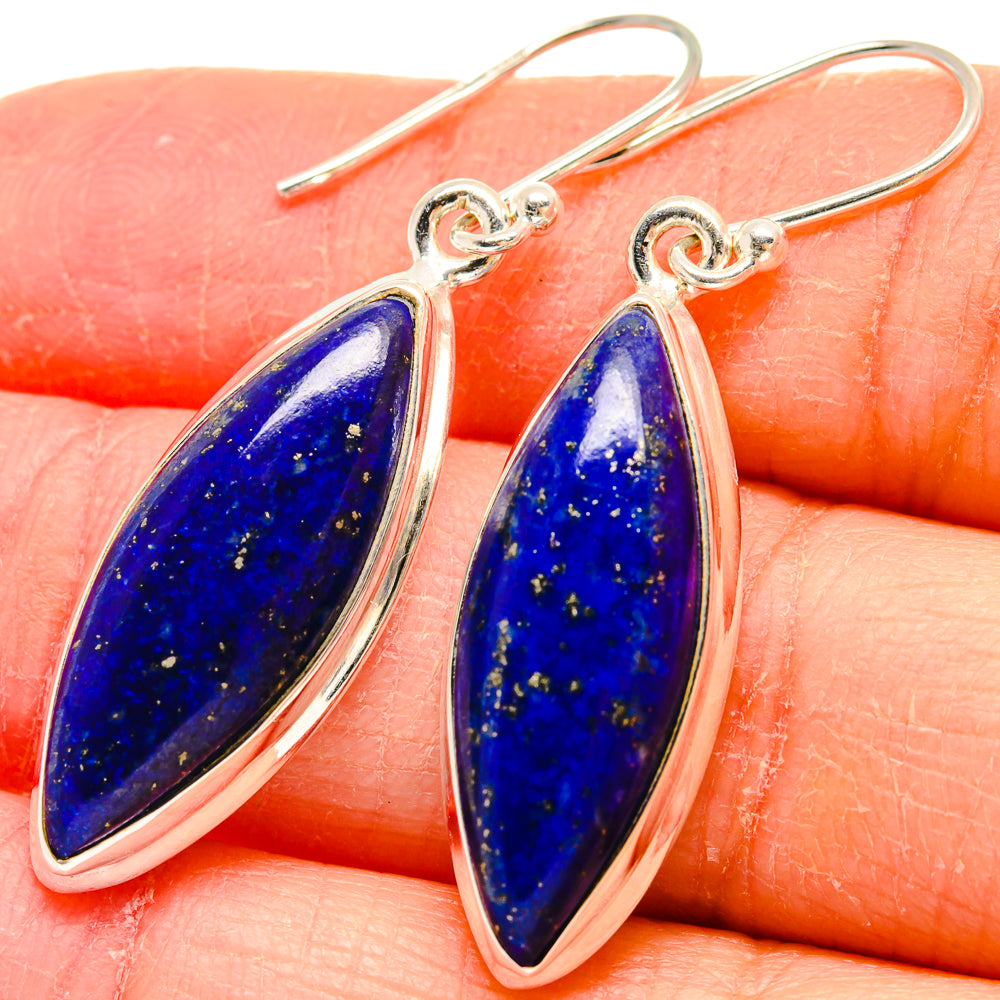 Lapis Lazuli Earrings handcrafted by Ana Silver Co - EARR423891