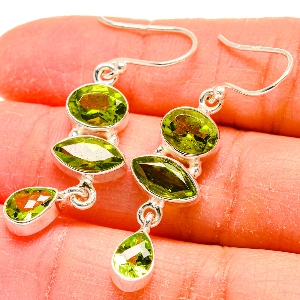 Peridot Earrings handcrafted by Ana Silver Co - EARR423894