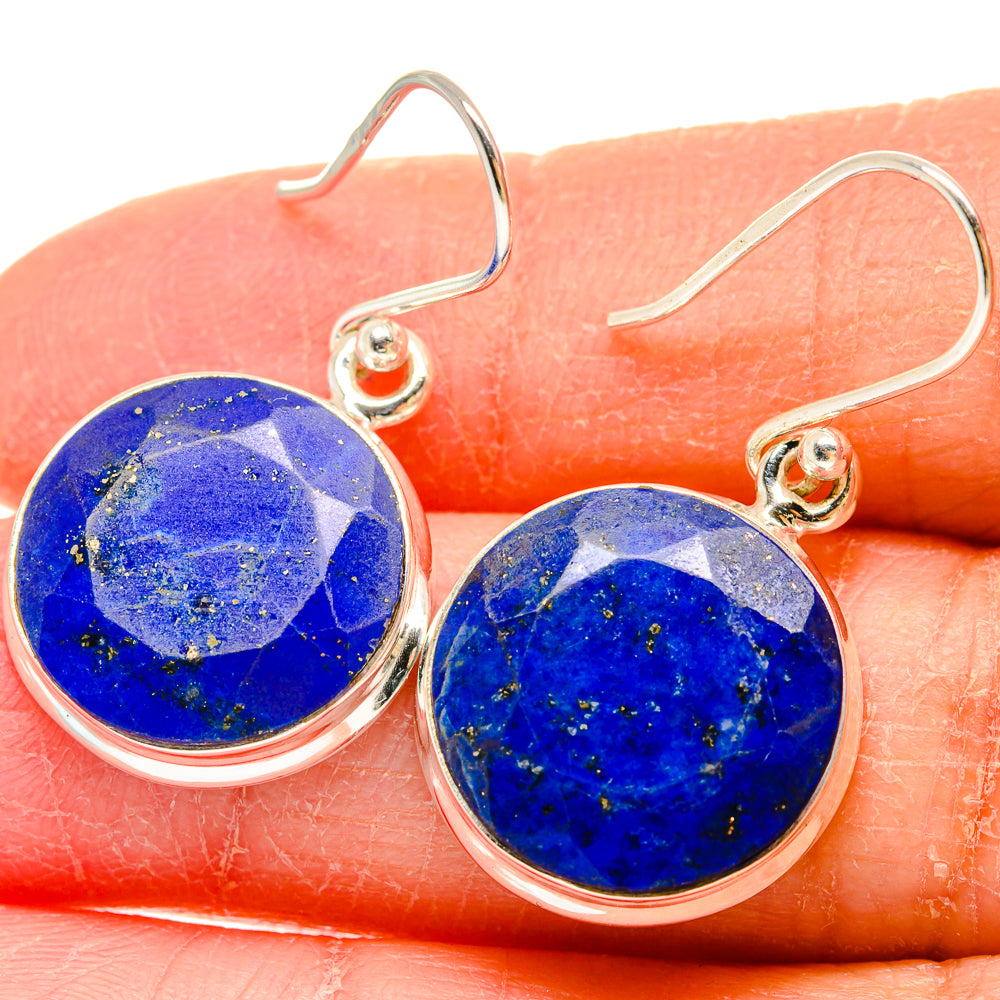 Lapis Lazuli Earrings handcrafted by Ana Silver Co - EARR423909