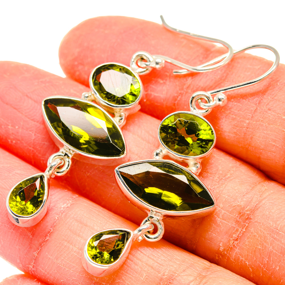 Peridot Earrings handcrafted by Ana Silver Co - EARR423913