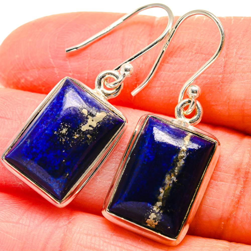 Lapis Lazuli Earrings handcrafted by Ana Silver Co - EARR423942