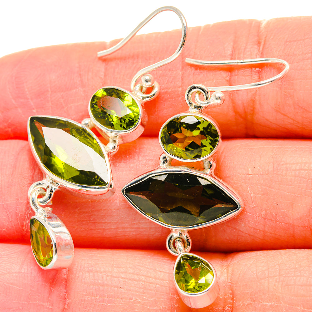 Peridot Earrings handcrafted by Ana Silver Co - EARR423961