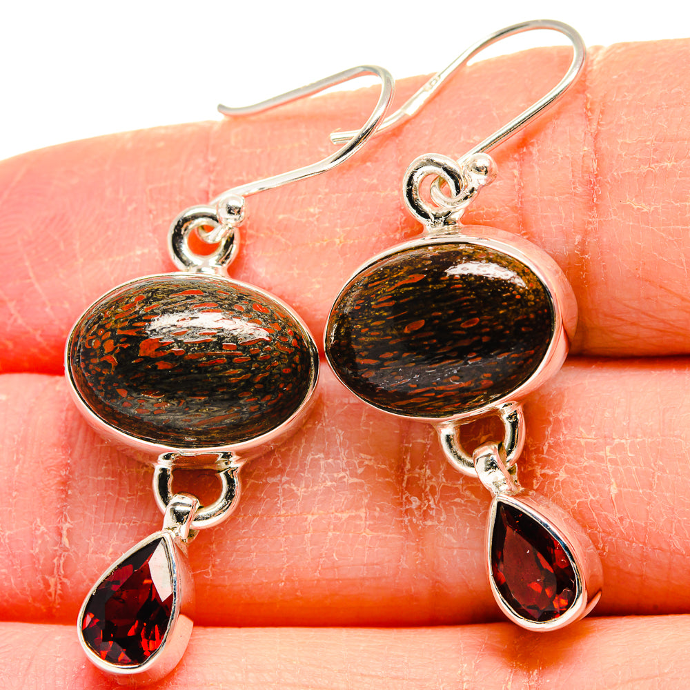 Dinosaur Bone Earrings handcrafted by Ana Silver Co - EARR423973