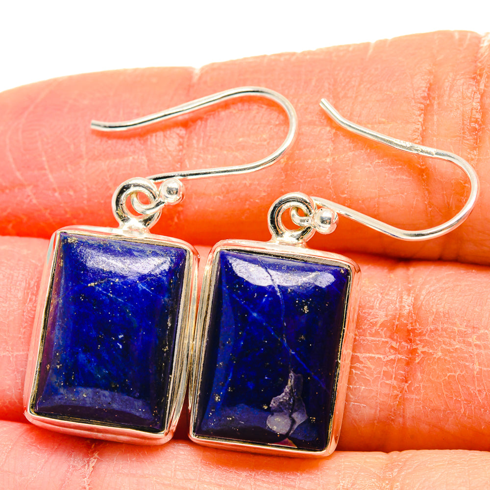 Lapis Lazuli Earrings handcrafted by Ana Silver Co - EARR423978