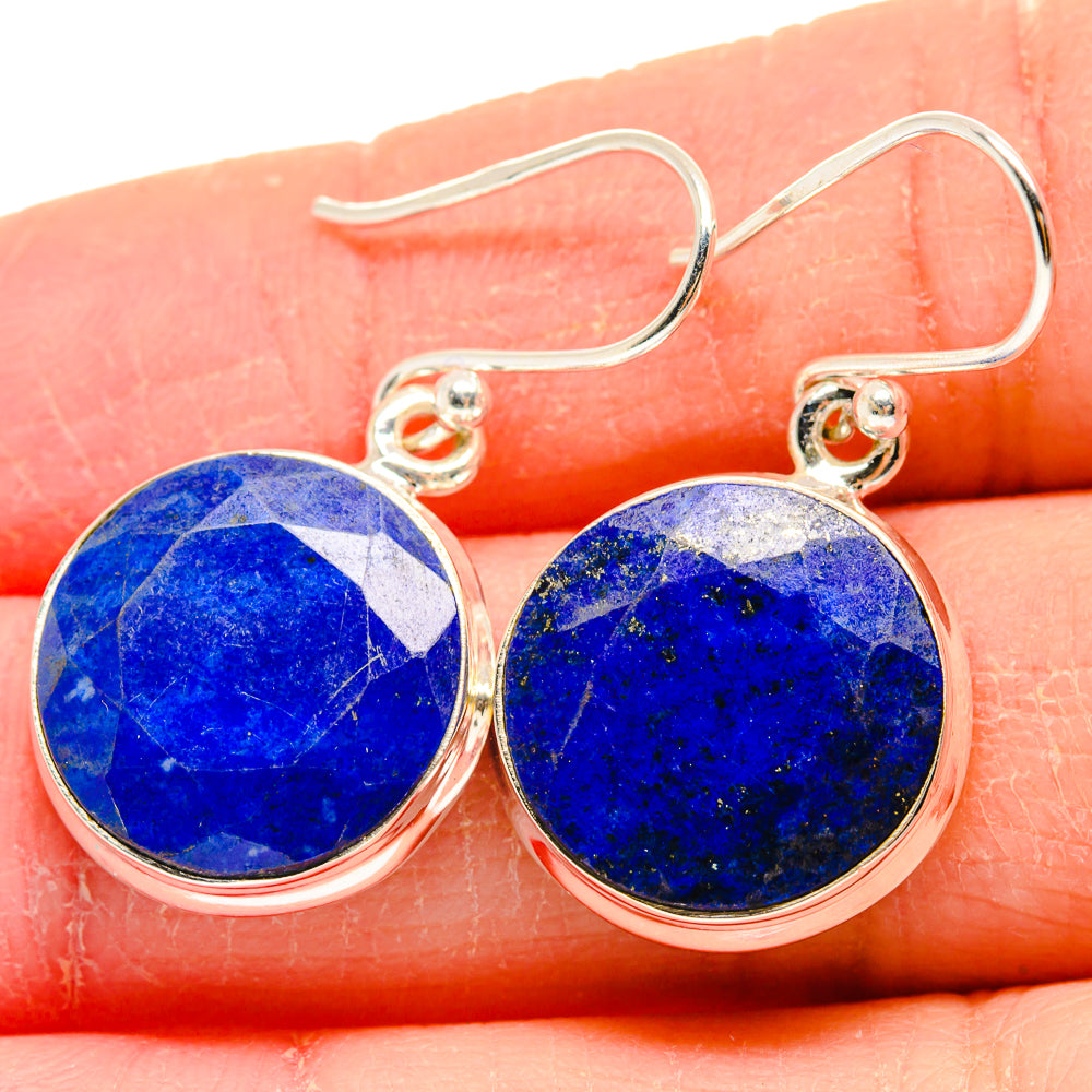 Lapis Lazuli Earrings handcrafted by Ana Silver Co - EARR423998