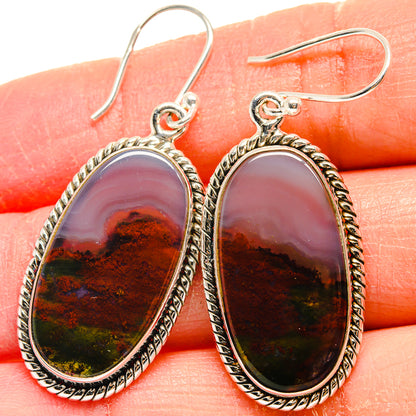 Ocean Jasper Earrings handcrafted by Ana Silver Co - EARR424010