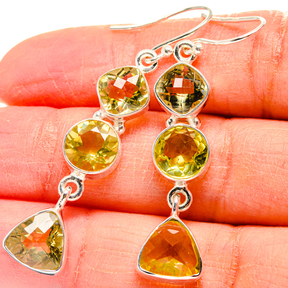 Citrine Earrings handcrafted by Ana Silver Co - EARR424039
