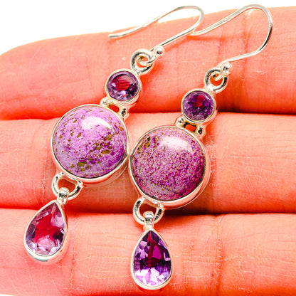 Stichtite Earrings handcrafted by Ana Silver Co - EARR424043
