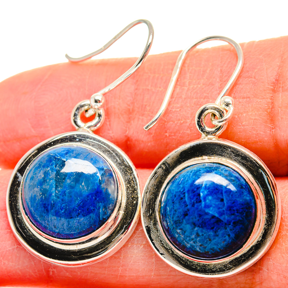 Chrysocolla Earrings handcrafted by Ana Silver Co - EARR424048