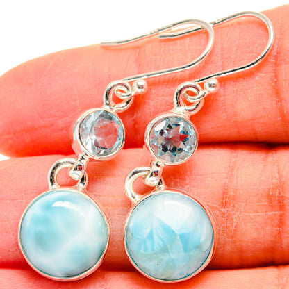 Larimar Earrings handcrafted by Ana Silver Co - EARR424049