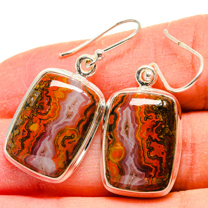 Moroccan Agate Earrings handcrafted by Ana Silver Co - EARR424052