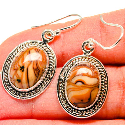 Imperial Jasper Earrings handcrafted by Ana Silver Co - EARR424059