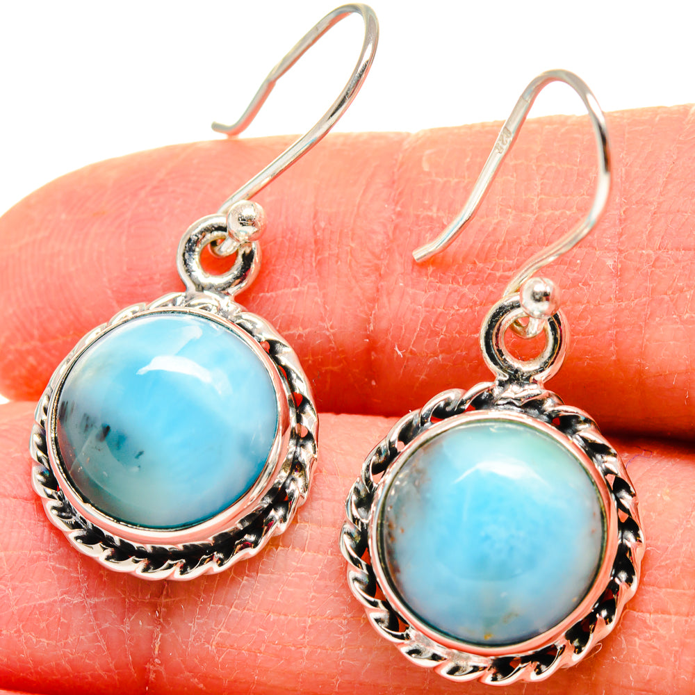 Larimar Earrings handcrafted by Ana Silver Co - EARR424060