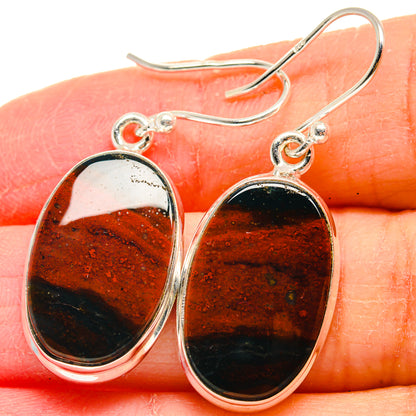 Bloodstone Earrings handcrafted by Ana Silver Co - EARR424066