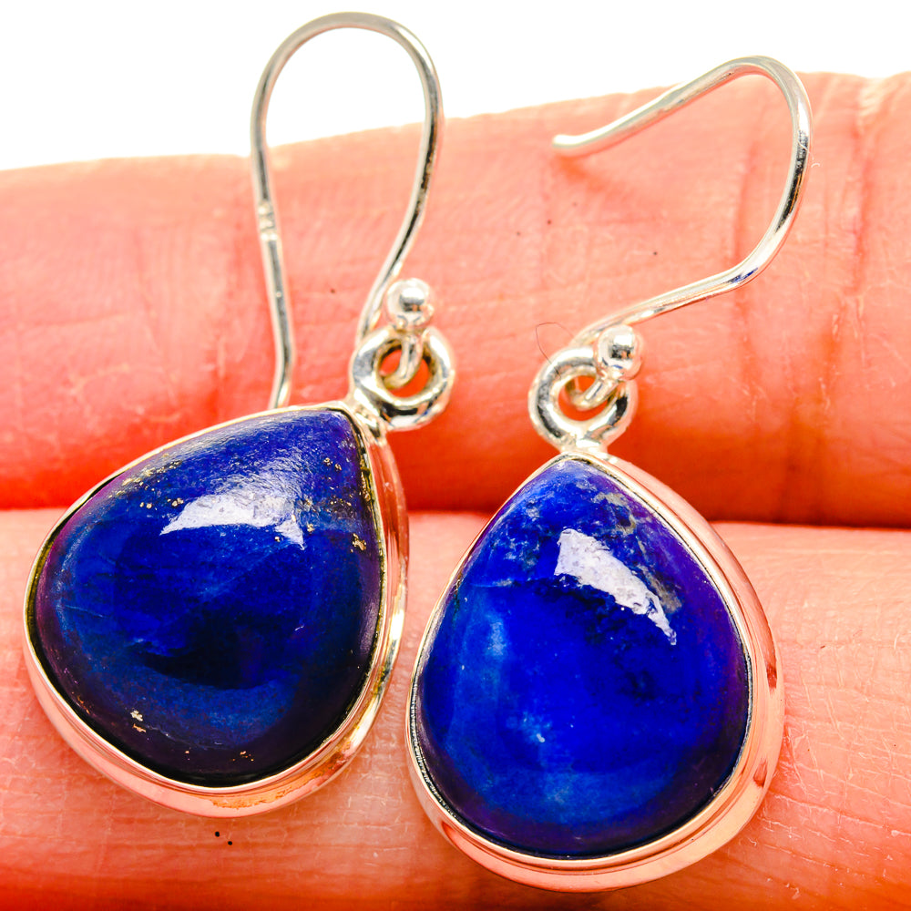 Lapis Lazuli Earrings handcrafted by Ana Silver Co - EARR424071