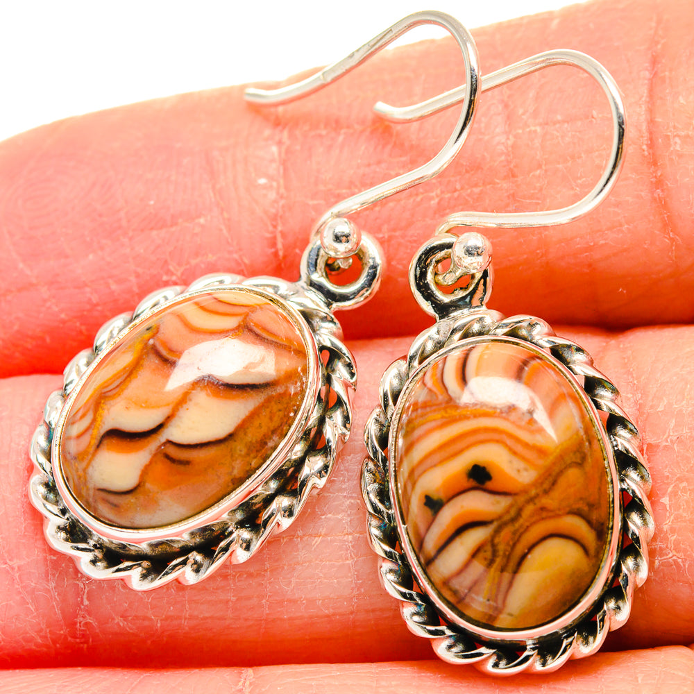 Imperial Jasper Earrings handcrafted by Ana Silver Co - EARR424093