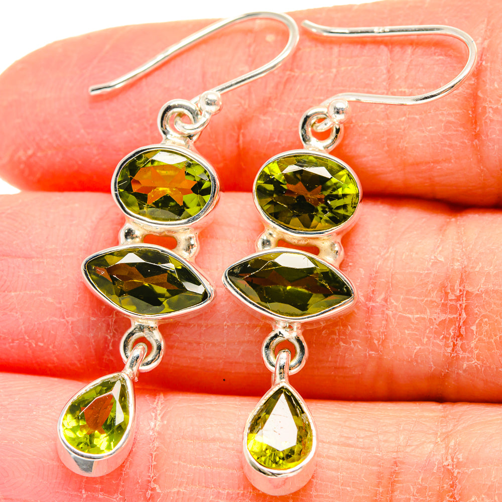 Peridot Earrings handcrafted by Ana Silver Co - EARR424102